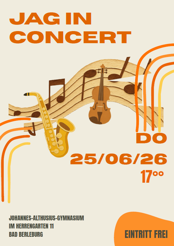 Save the Date: JAG in Concert 2026