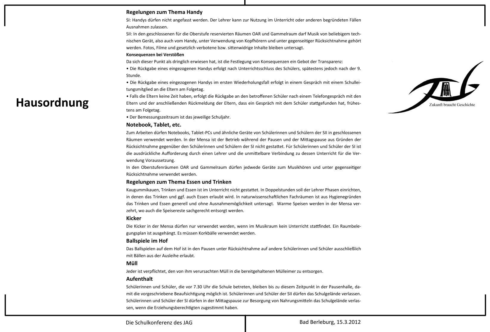 Organisiertes Jag